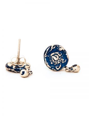 Fragment Stud Earrings – Blue