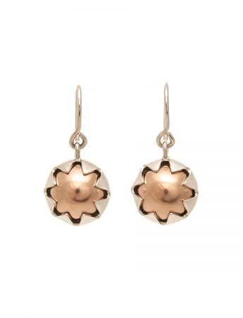 Domed Corona Hook Earrings