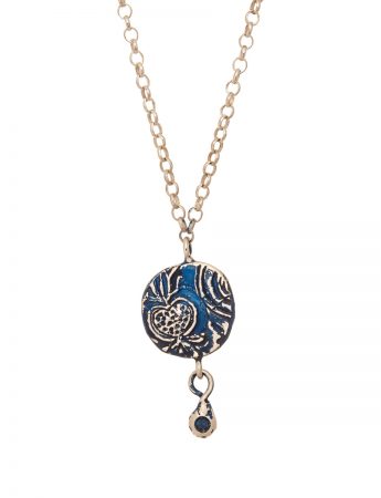 Fragment Pomegranate Necklace – Sapphire