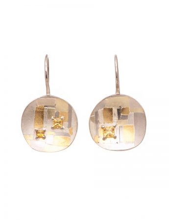 Shared Terrain Hook Earrings – Sapphire