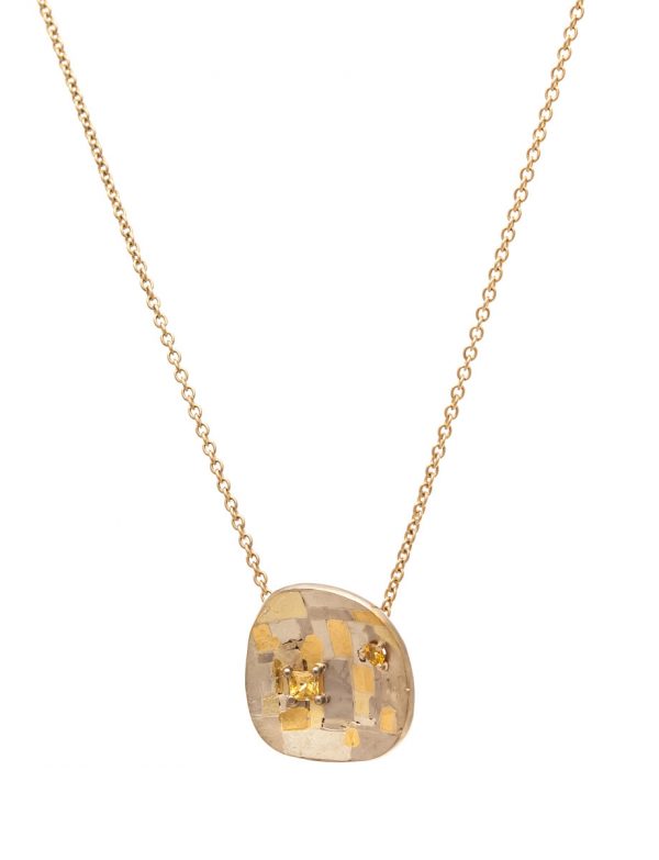 Shared Terrain Pendant – Sapphire