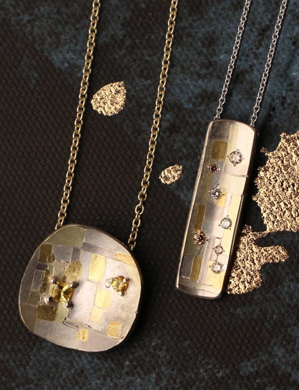 Shared Terrain Pendant – Sapphire