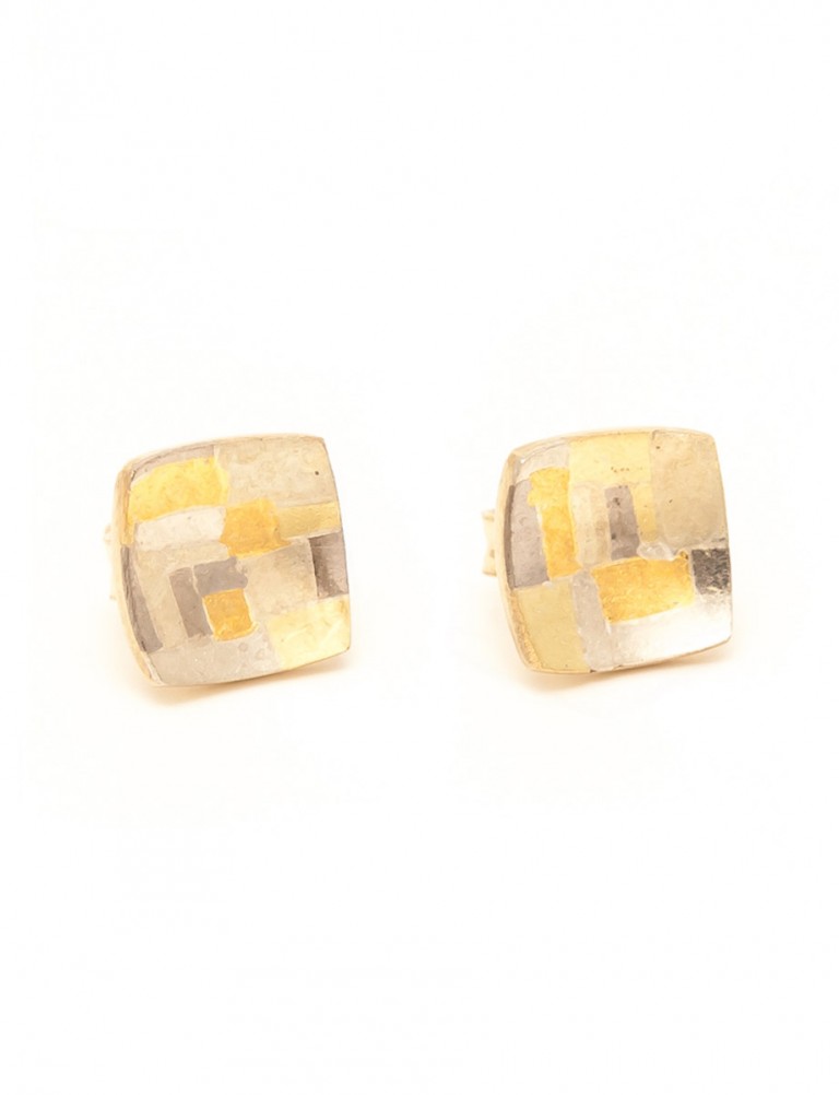 Shared Terrain Stud Earrings – Square