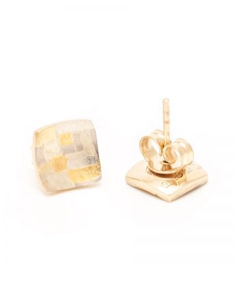 Shared Terrain Stud Earrings – Square