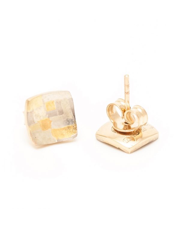 Shared Terrain Stud Earrings – Square