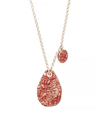 Stamens Pendant Necklace – Red