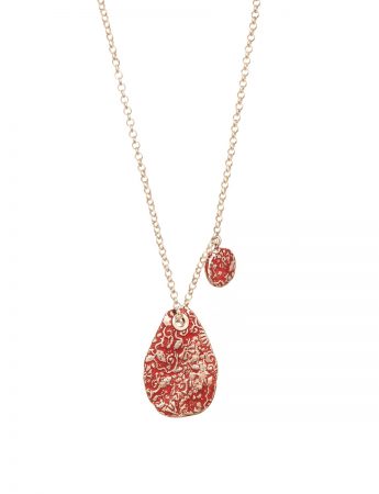Stamens Pendant Necklace – Red