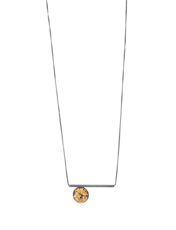 Circle Line Pendant Necklace – Short