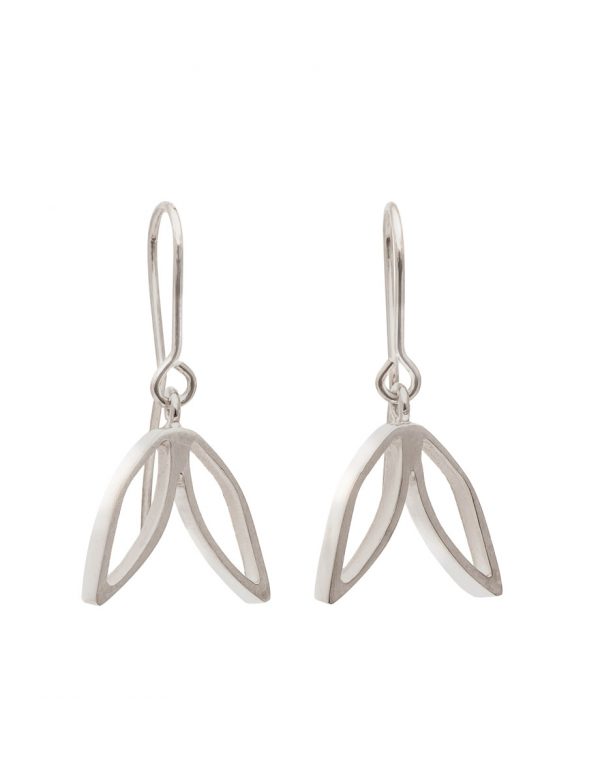 Double Grass Hook Earrings