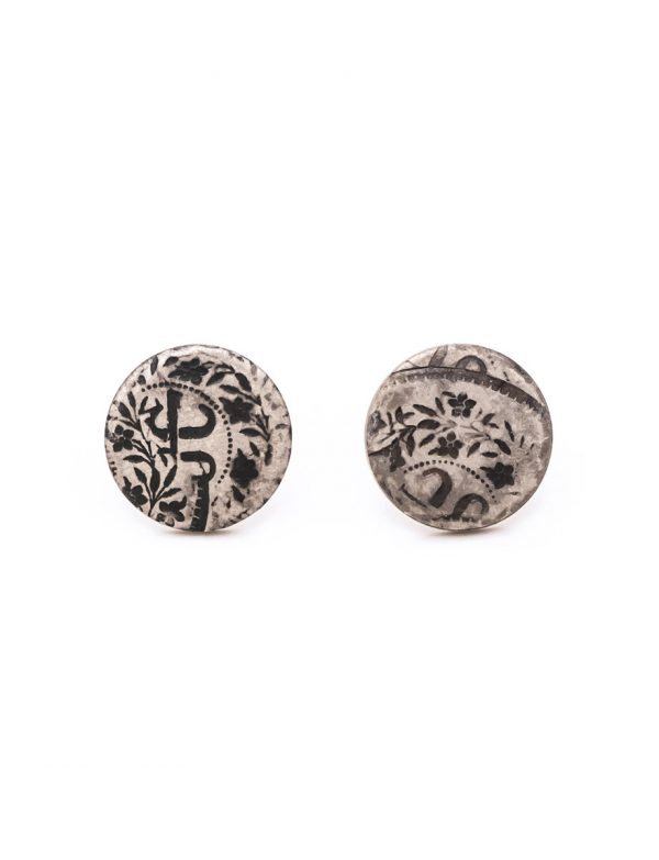 Flower Stud Earrings – Silver