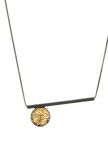 Circle Line Pendant Necklace – Long
