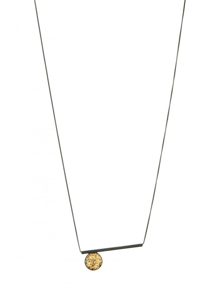 Circle Line Pendant Necklace – Long