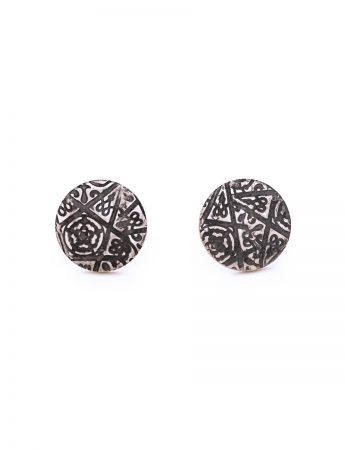 Morocco Stud Earrings – Silver