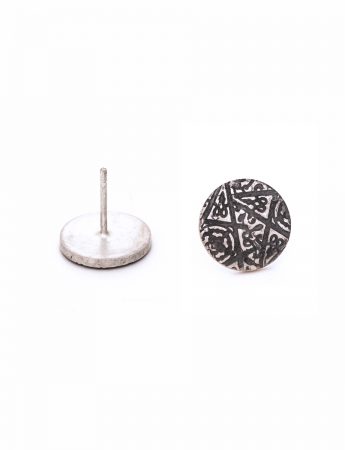 Morocco Stud Earrings – Silver