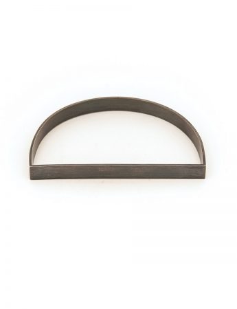 Medium D Bangle – Oxidised