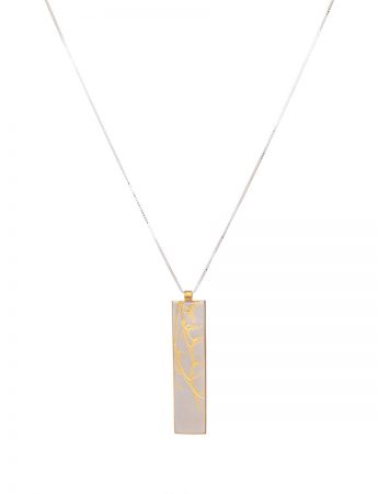 Plant Pendant (Grass) – Gold Plate