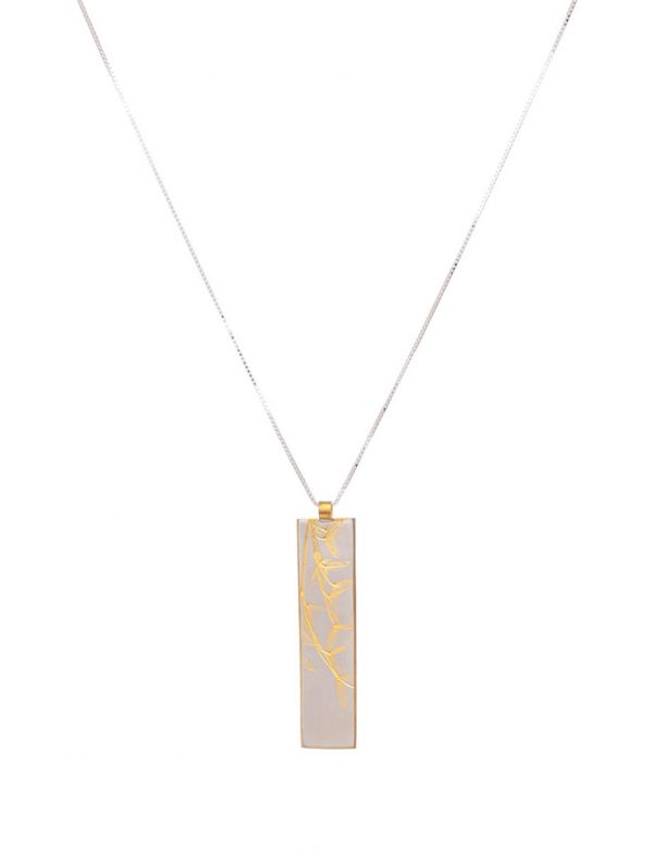 Plant Pendant (Grass) – Gold Plate