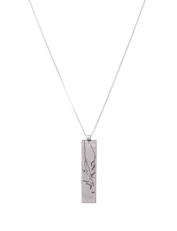 Plant Pendant (Leaf) – Silver