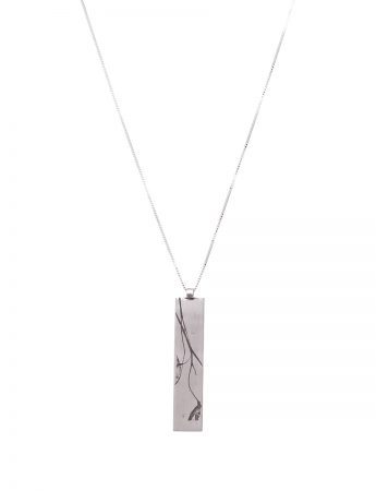 Plant Pendant (Stem) – Silver