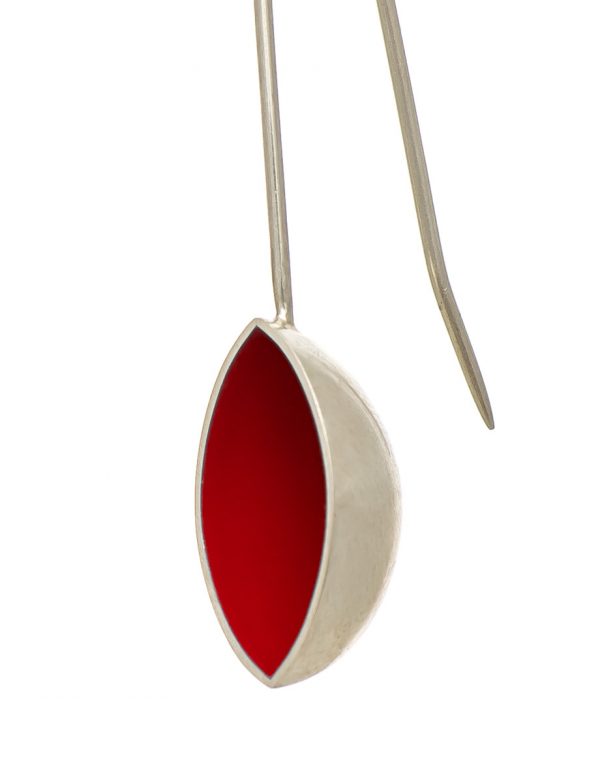 Pod Earrings – Red