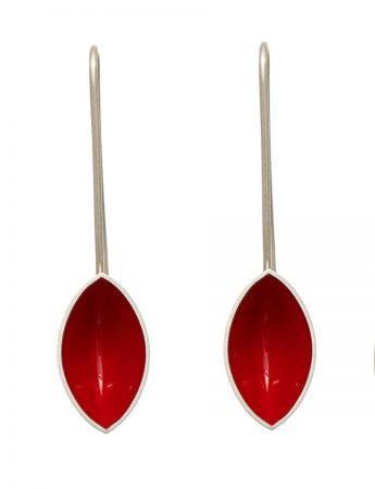 Pod Earrings – Red