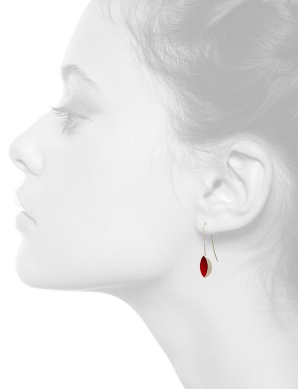 Pod Earrings – Red