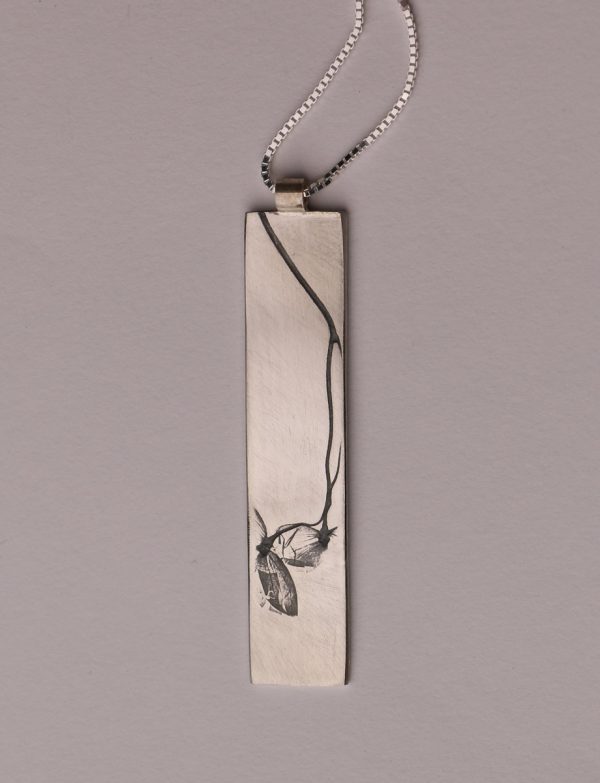 Plant Pendant (Stem) – Silver