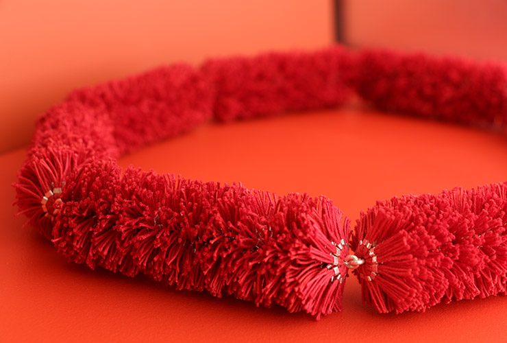 Vicki Mason - Bottlebrush Neckpiece - DRY! Exhibition 2017