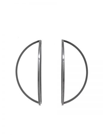 Outlines Earrings – Large Black