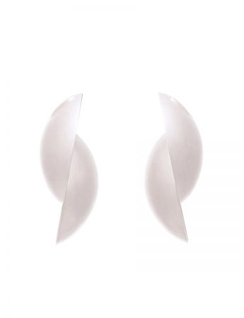 Split Pod Earrings – Silver