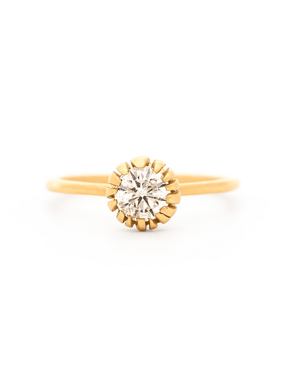 Diamond & Gold Bouquet Royale Engagement Ring | e.g.etal | Melbourne