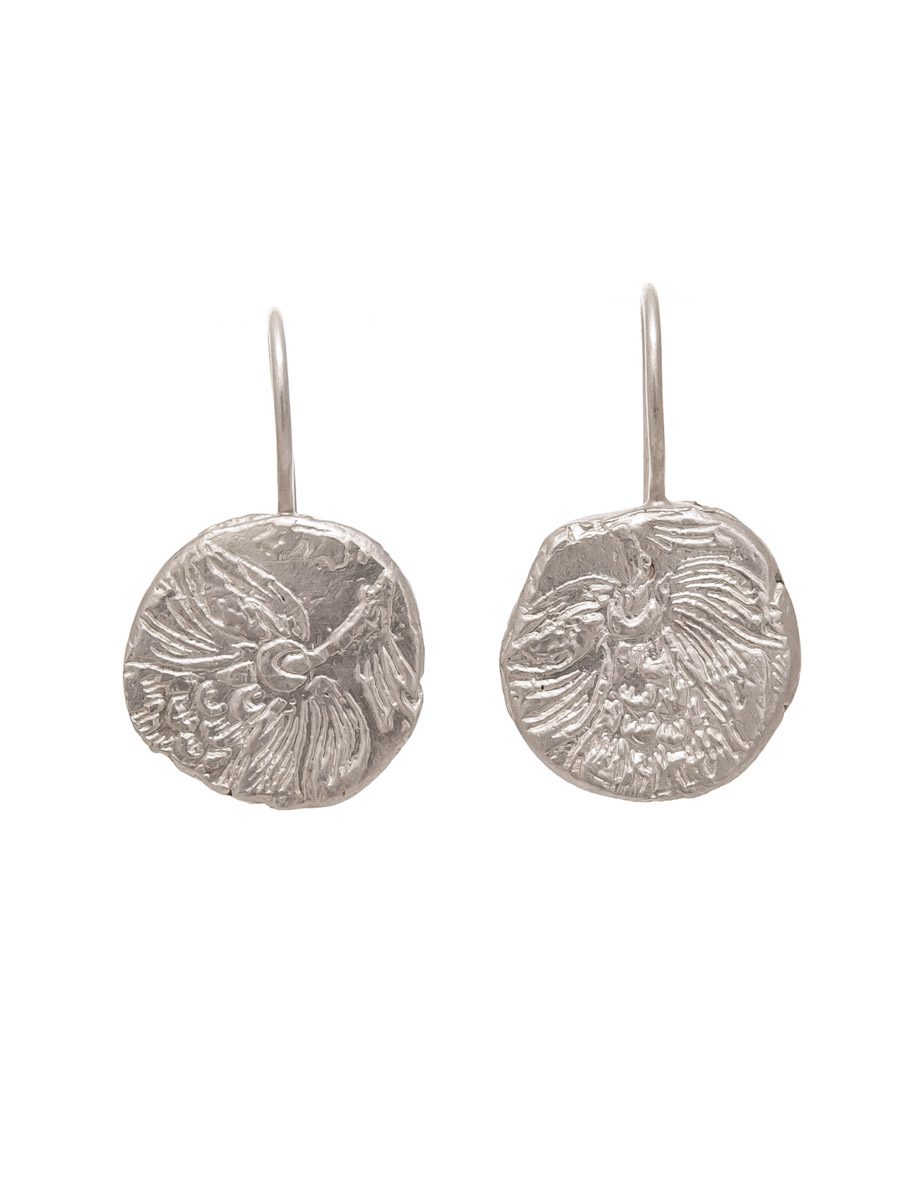 Round hook earrings deals