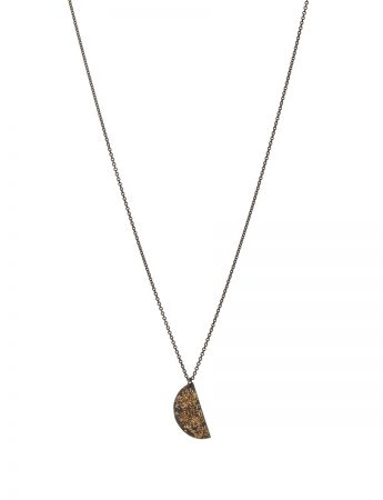 Galaxy Planet Pendant Necklace – Oxidised