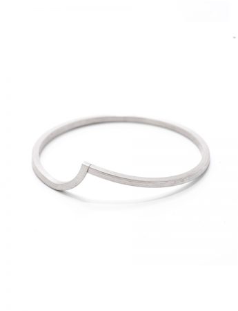 Contour Bangle – Silver