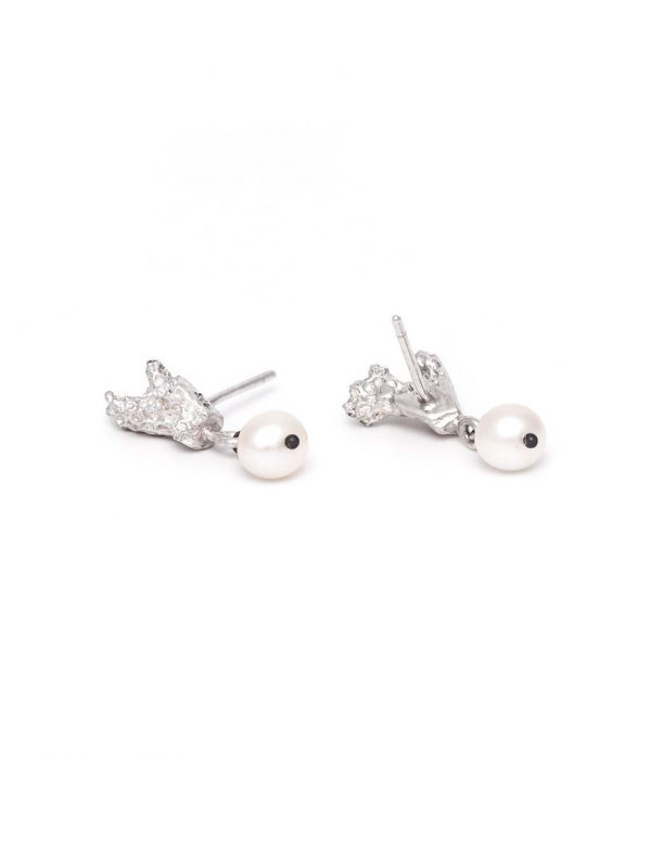 Coral Stud Earrings – Freshwater Pearl