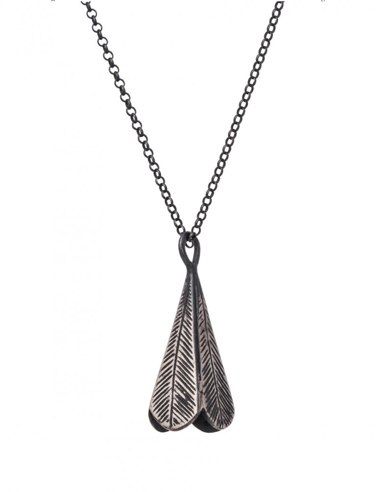 Feather Bell Pendant