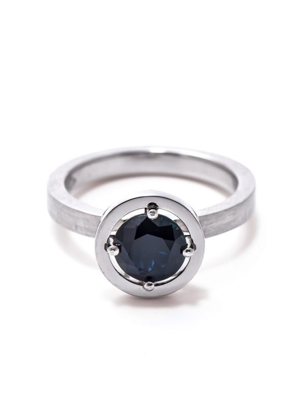 Platinum Australian Sapphire Ring