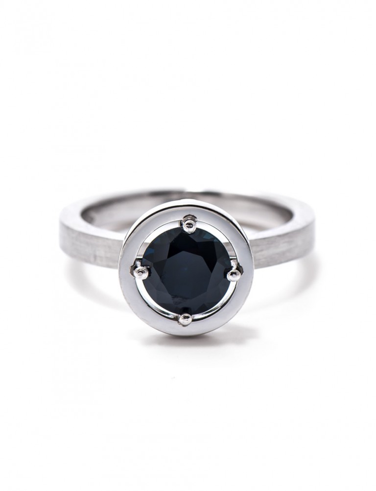 Platinum Australian Sapphire Ring