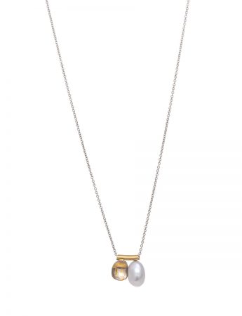 Shared Terrain Pearl Pendant Necklace