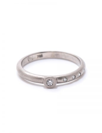 Confetti Diamond Ring – White Gold