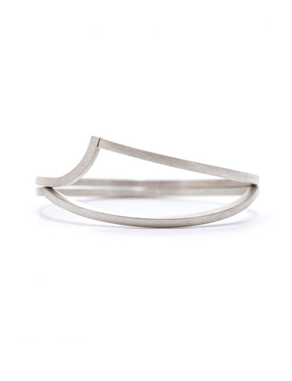Edge Bangle – Silver