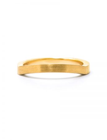 Edge Wedding Ring – Gold