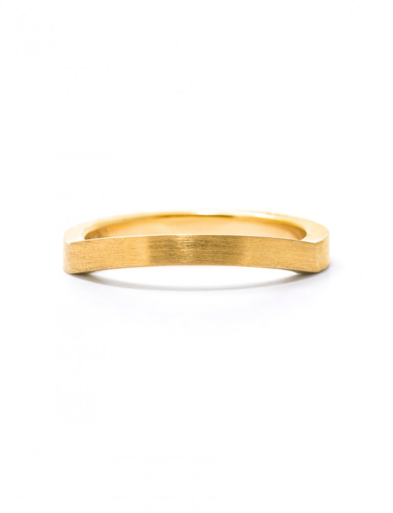 Edge Wedding Ring – Gold