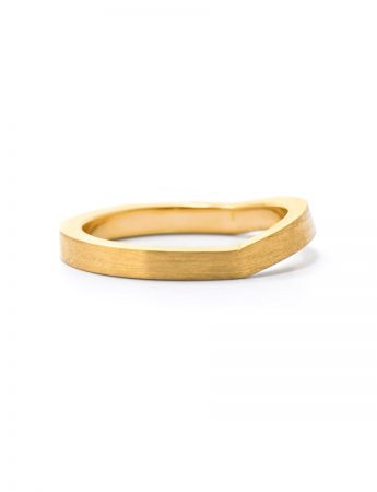 Edge Wedding Ring – Gold