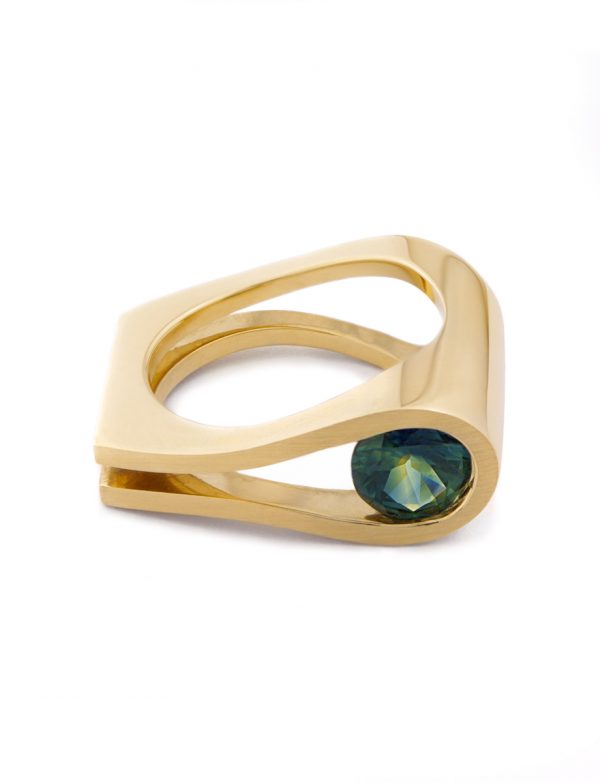 Fold Ring – Sapphire