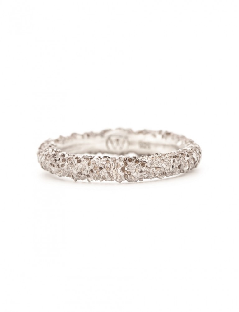 Thin Sunken Ring – Silver