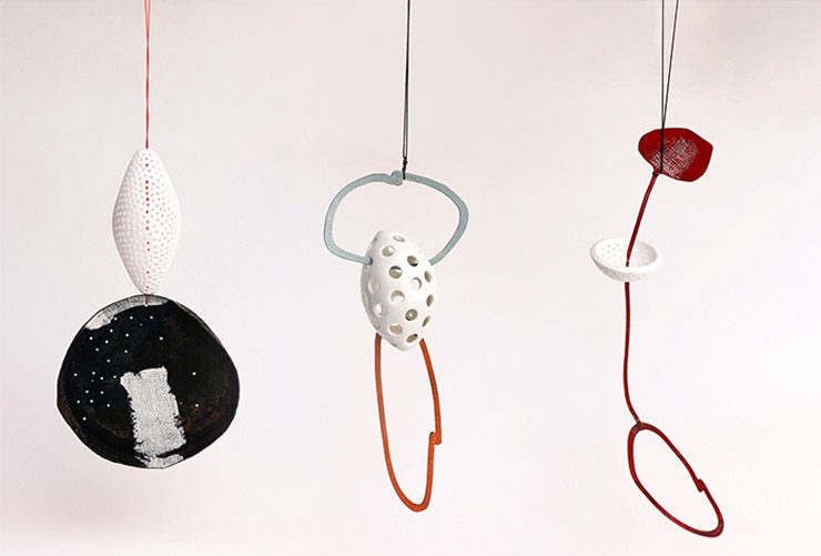 Three necklaces | Dancing Together | Jane Frances Reilly & Prue Venables