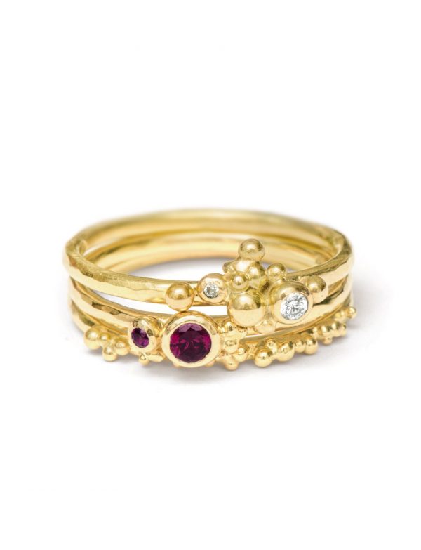 Golden Berries Ring – Diamond