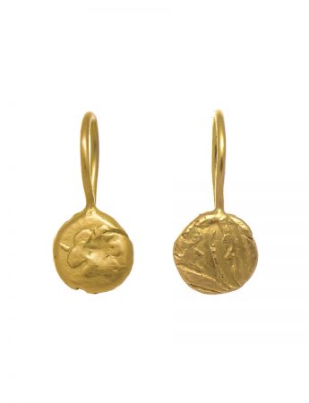 Gold Fragment Hook Earrings