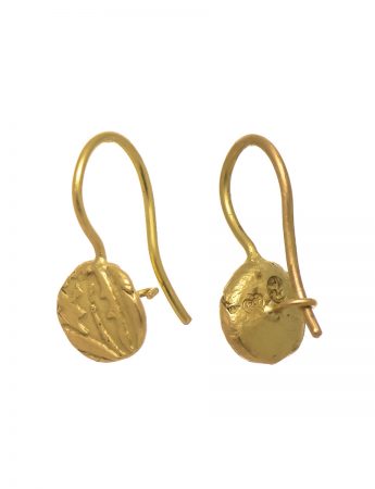 Gold Fragment Hook Earrings